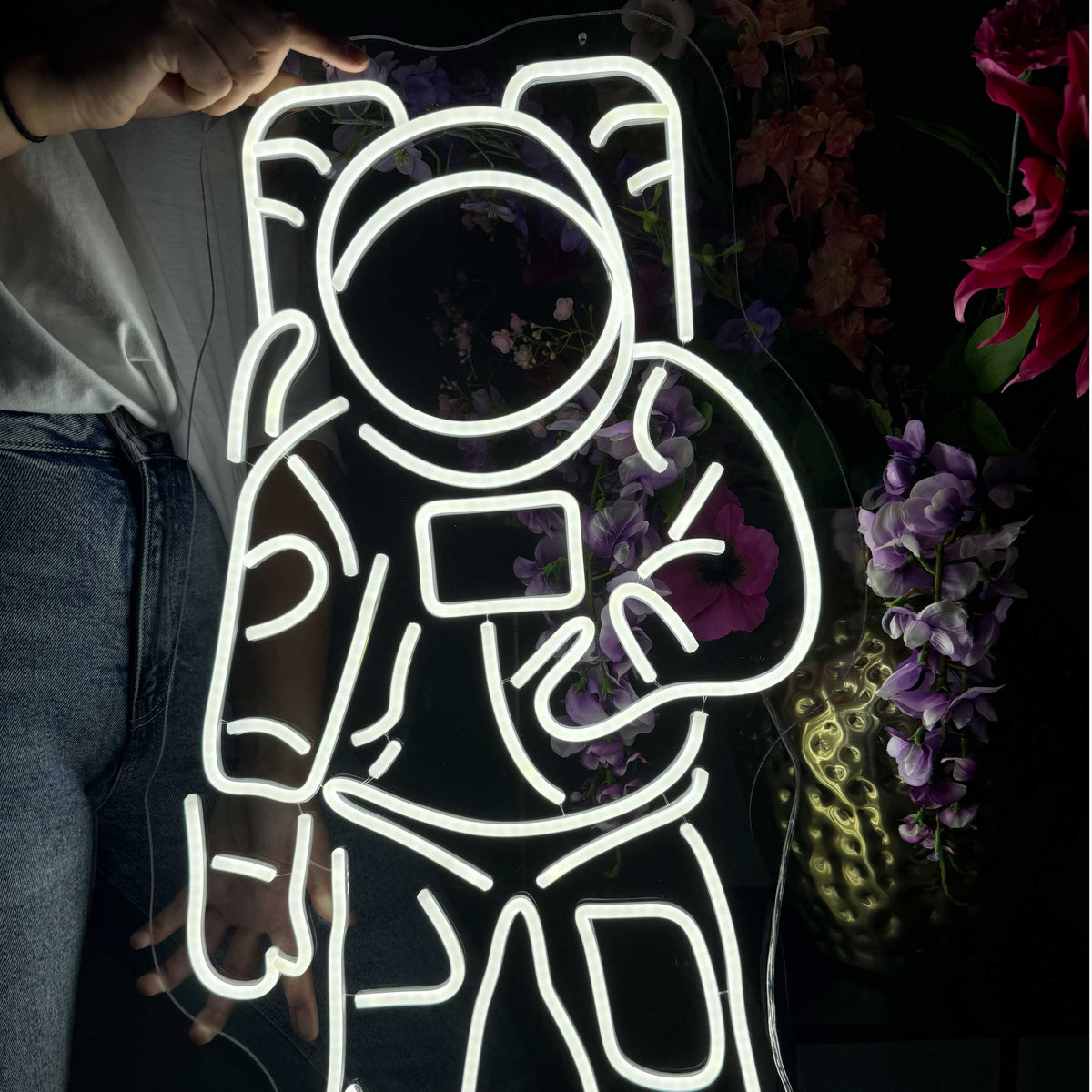 Neon Verlichting Astronaut