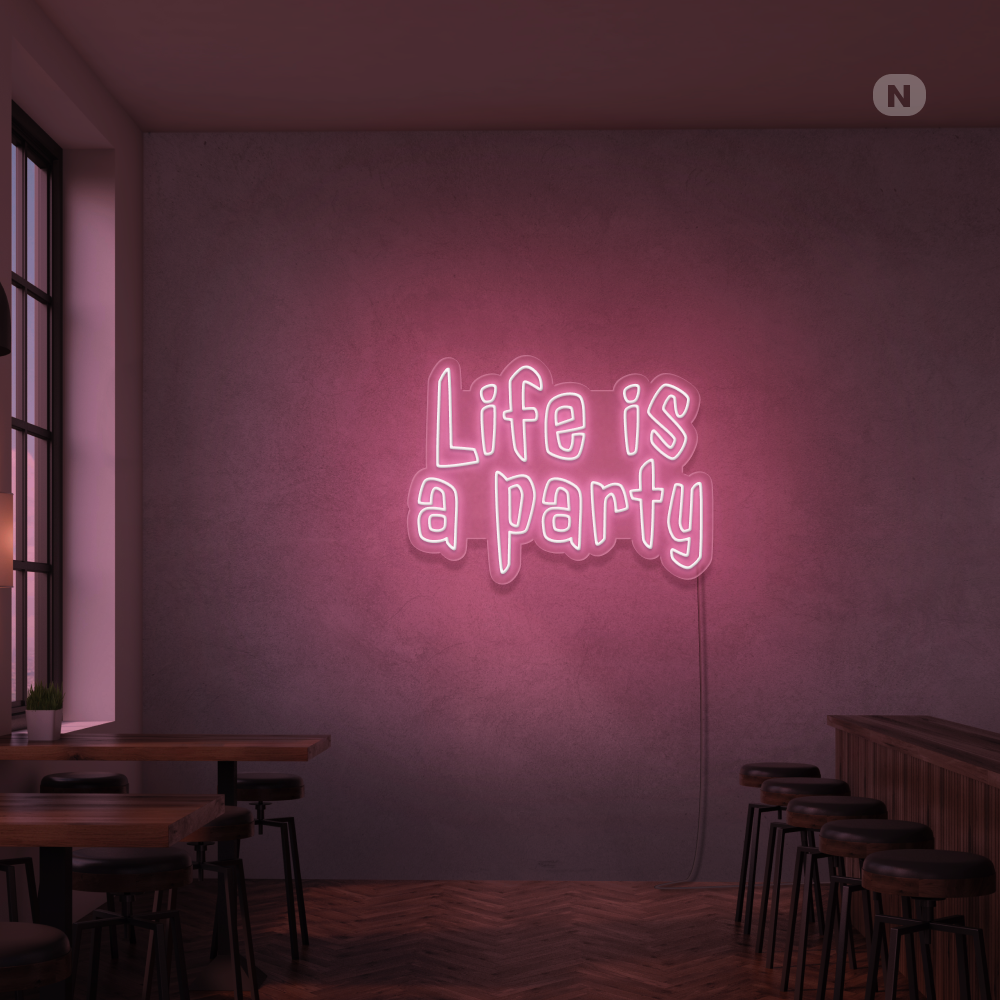 Neon Verlichting Life is a Party