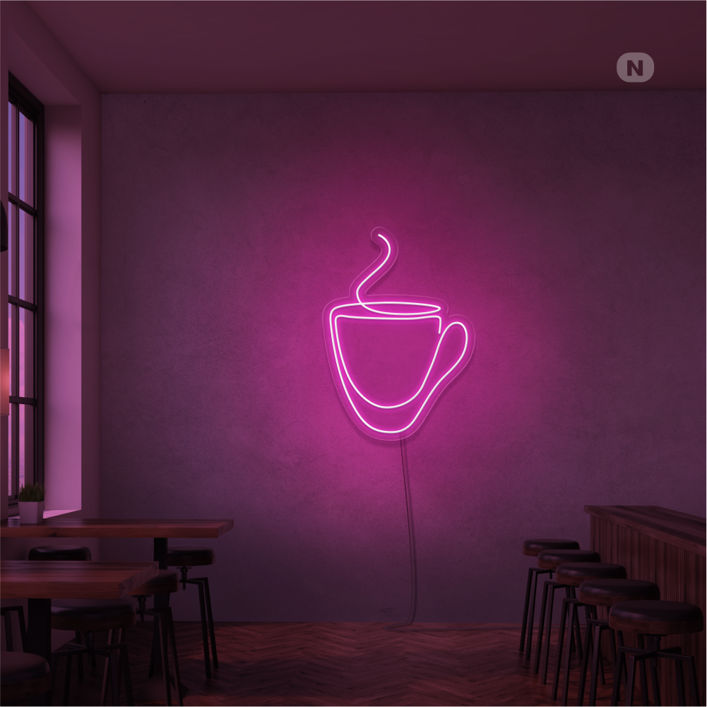 Neon Verlichting Koffiemok