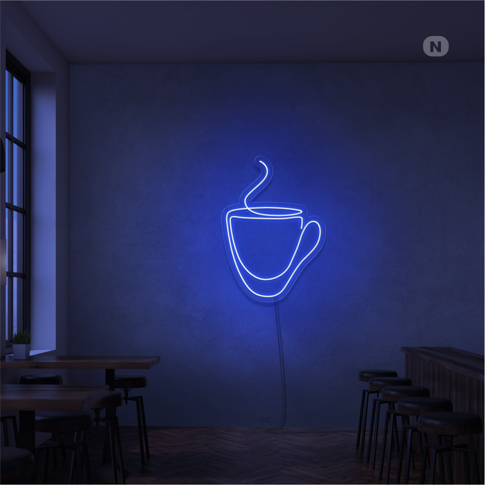 Neon Verlichting Koffiemok