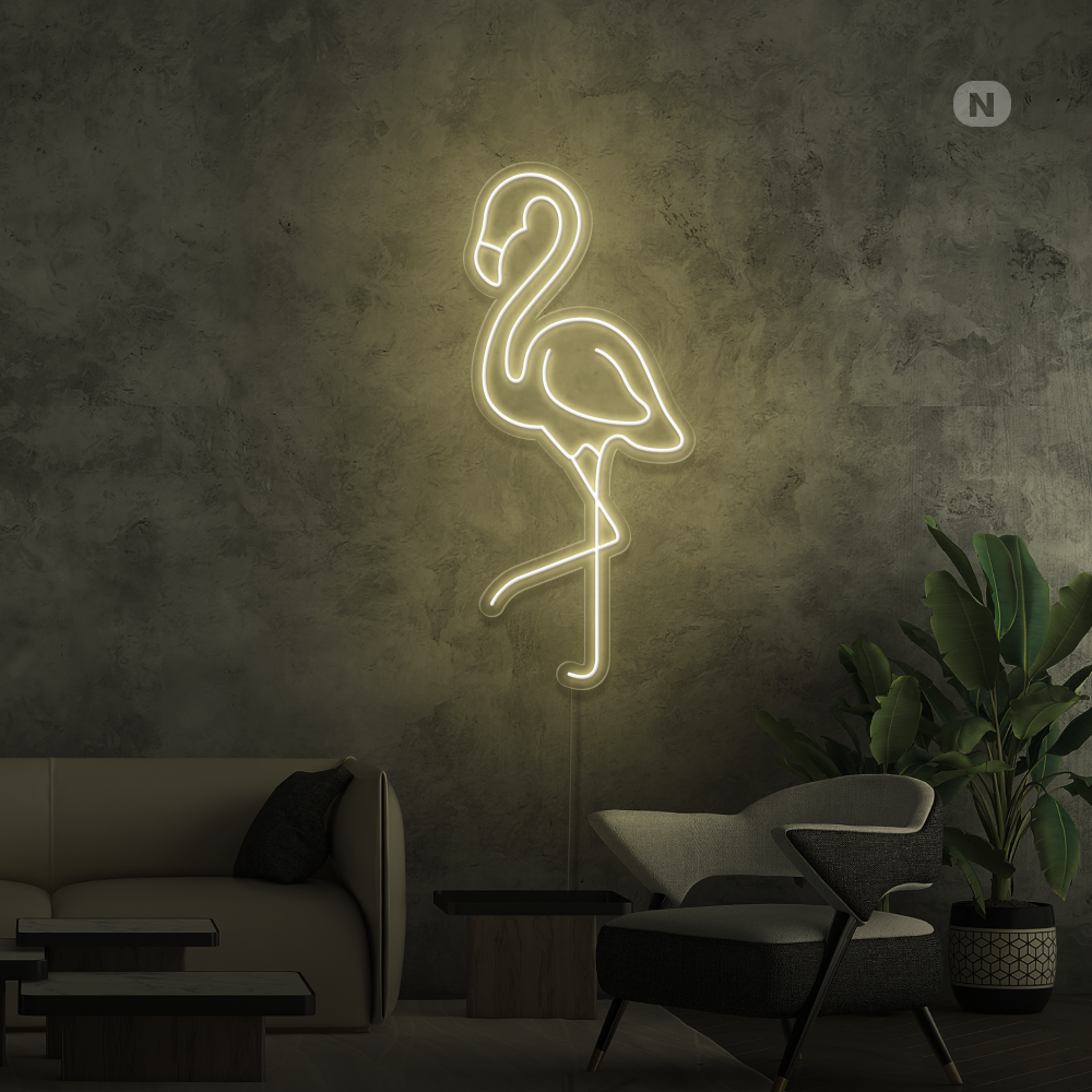 Neon Verlichting Flamingo