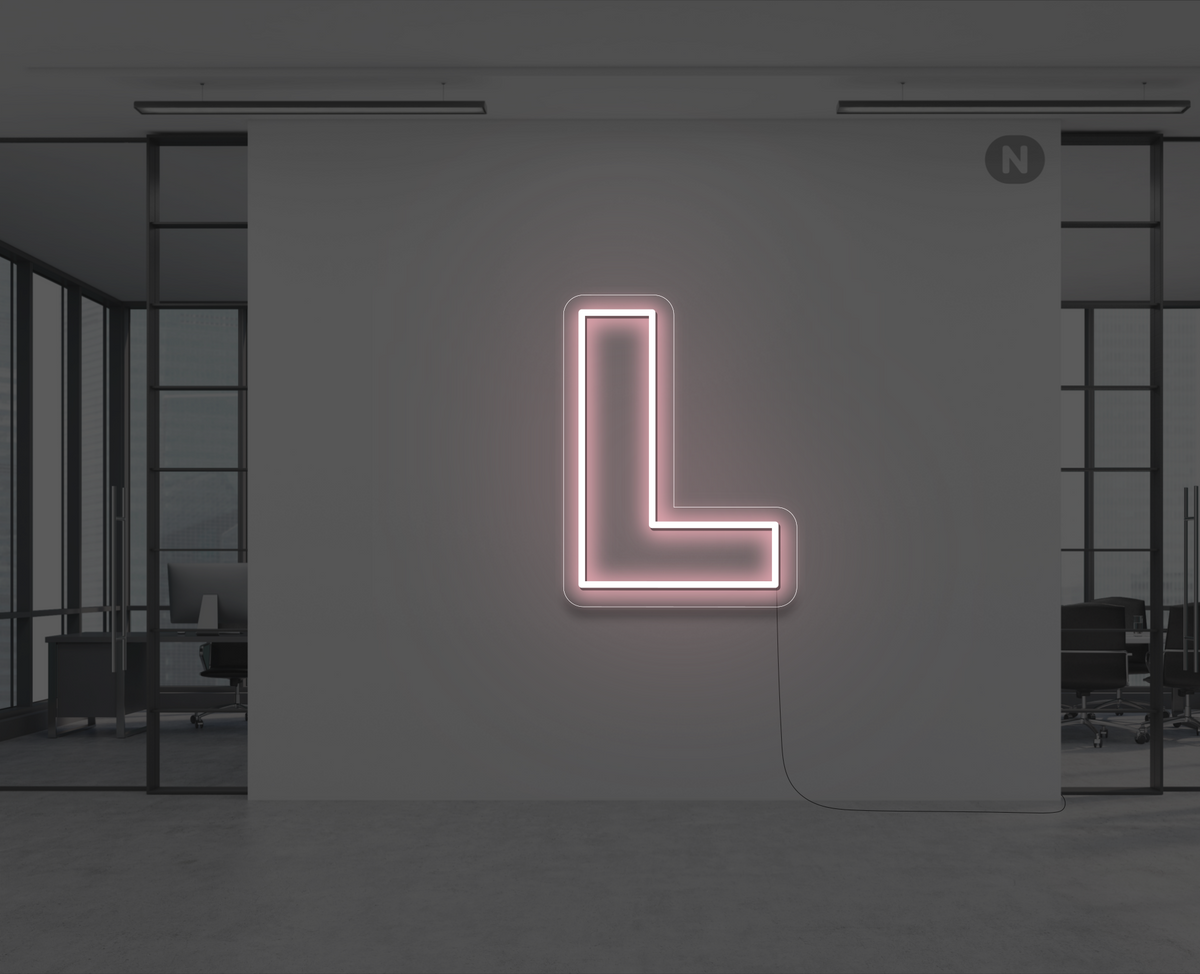 Neon Letter L