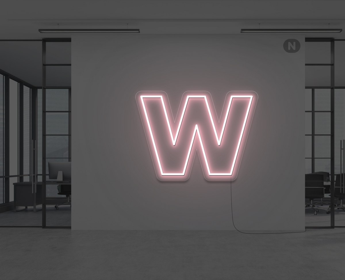 neon-letter-w-lichtroze