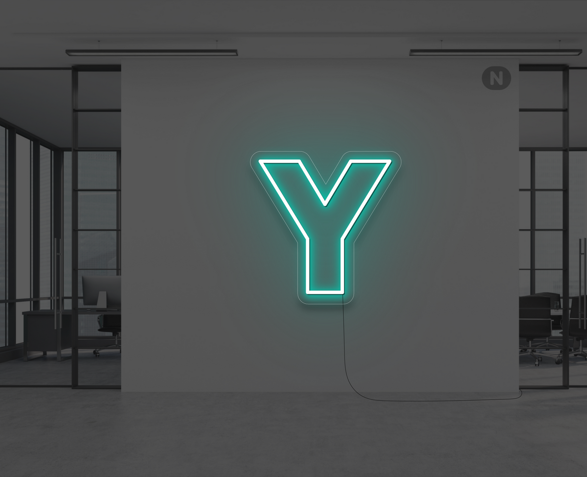 neon-letter-y-turquoise