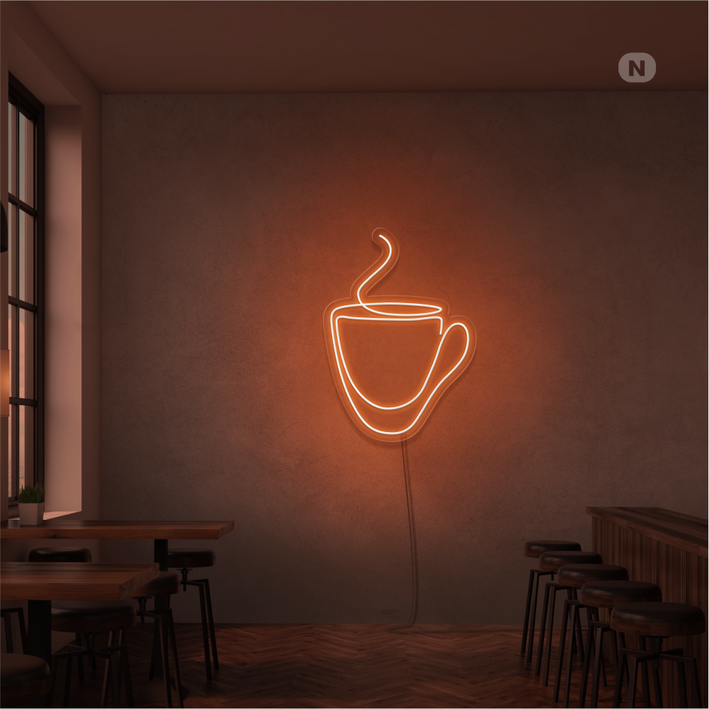 Neon Verlichting Koffiemok