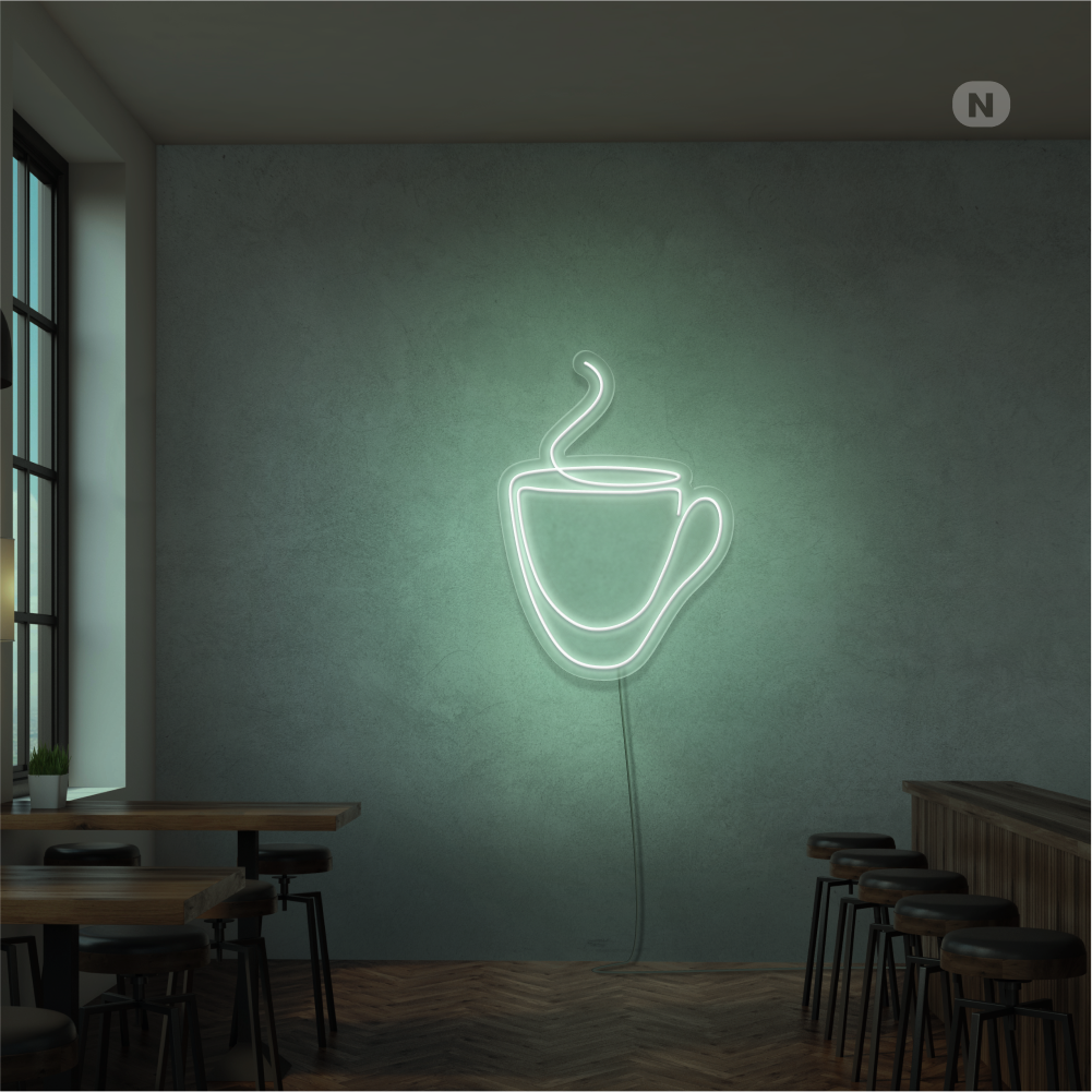 Neon Verlichting Koffiemok