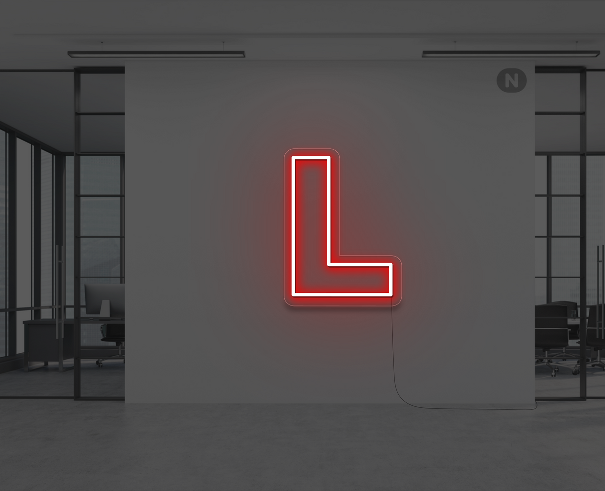 neon-letter-l-rood