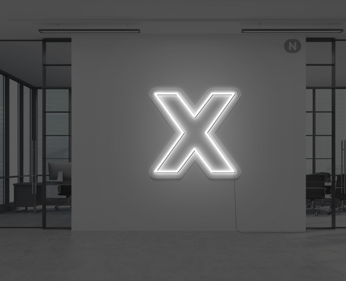neon-letter-x-wit